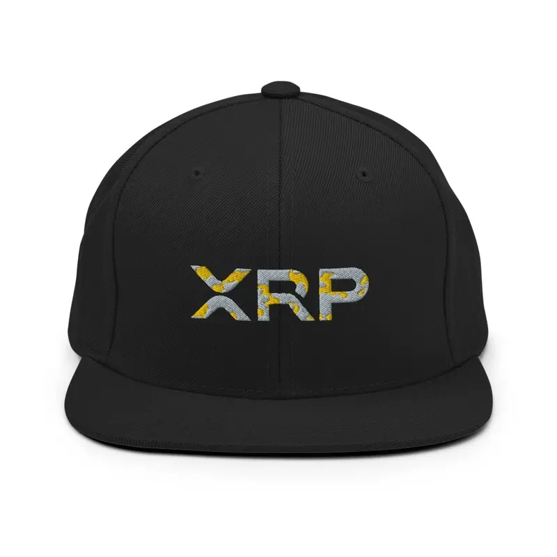 XRP Army Camo Snapback Yellow