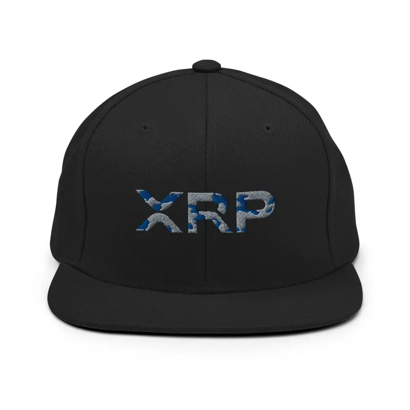 XRP Army Snapback Blue & Grey